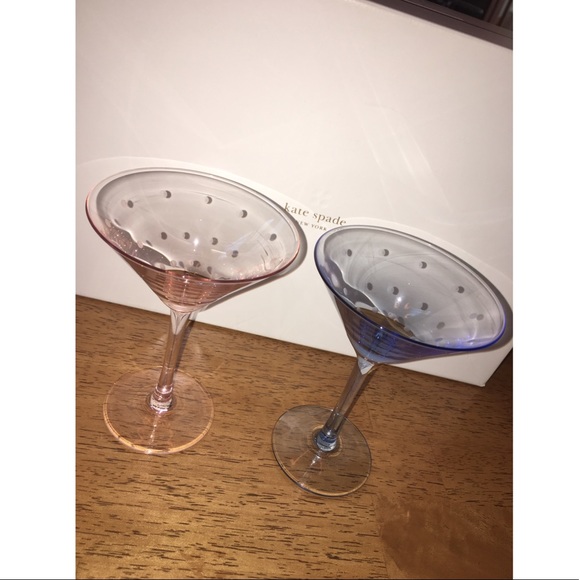 Kate Spade Mini Martini Glasses - Picture 3 of 4